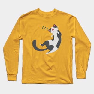 Sleeping Cat Long Sleeve T-Shirt